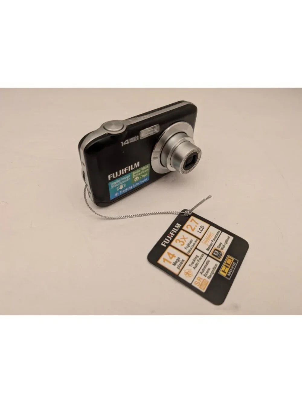 FUJIFILM Finepix JV200 14MP Digital Camera w/ Case | Black | FX-JV200B-US | USED